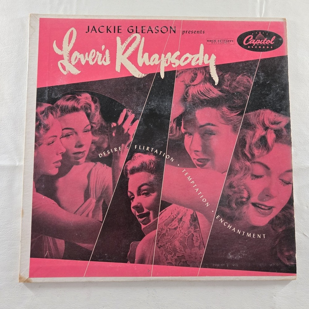 Jackie Gleason Lover's Rhapsody 10" Vinyl LP 1953 H366 Jazz Pop 33 RPM VG Tested